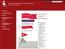 Tablet Screenshot of falken-bayern.de